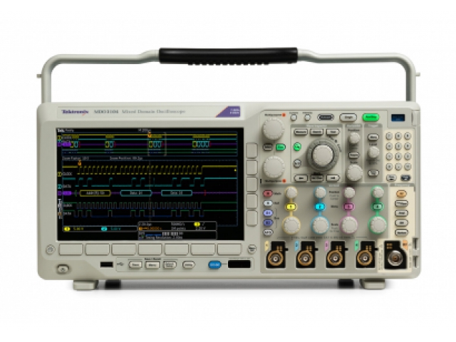 Tektronix MDO3012, digital oscilloscope, 2x 100MHz with spectrum analyzer