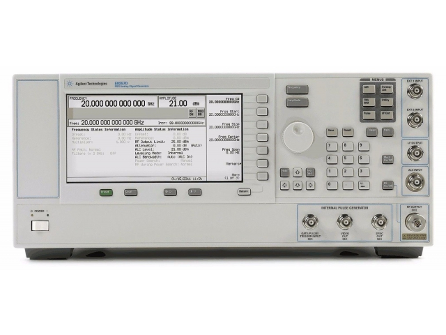  Agilent E8257D / 520 CW signal generator, 250kHz-20GHz.