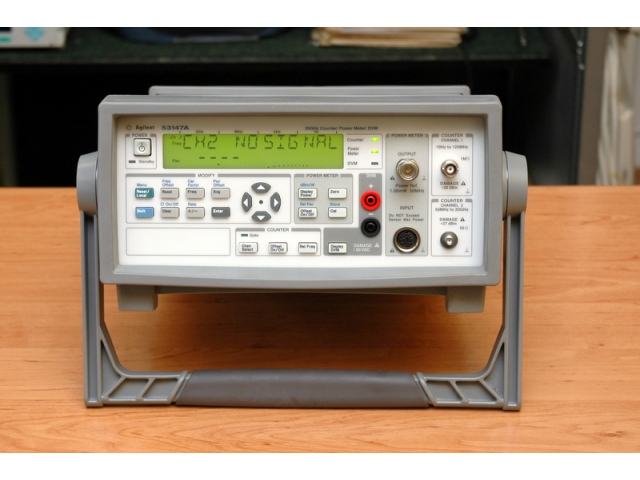 Agilent 53147A microwave counter, power meter, DVM