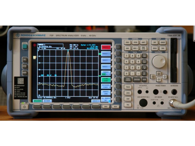 Rohde & Schwarz FSP38 spectrum analyzer, 9 kHz - 40 GHz