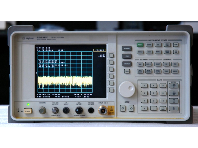  Agilent 8563EC, spectrum analyzer, 9KHz-26.5GHz